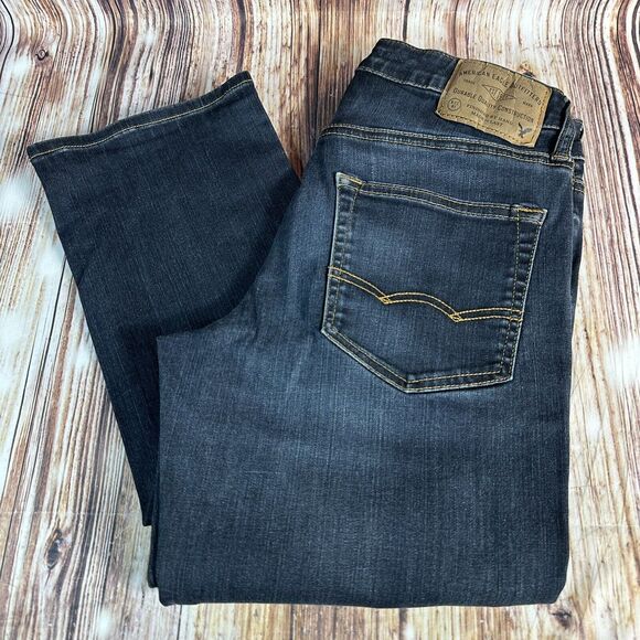 American Eagle Outfitters Other - American Eagle ORIGINAL STRAIGHT Leg Mens Size 28x30 Blue Jeans Denim Pants